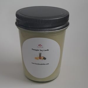 8oz Pineapple Soy Candle